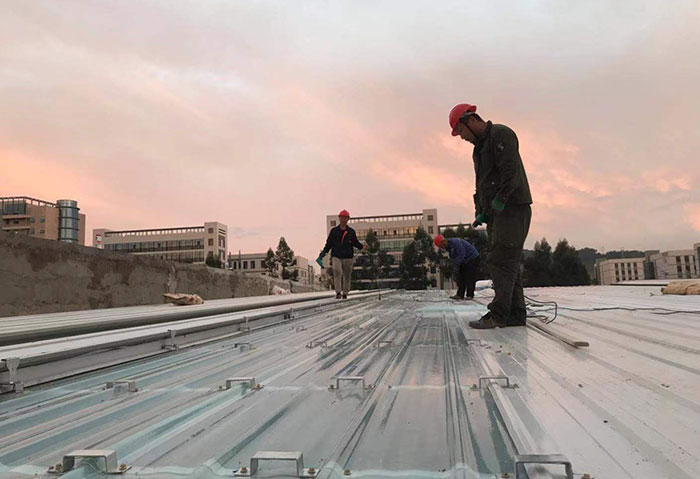 井冈山网架施工